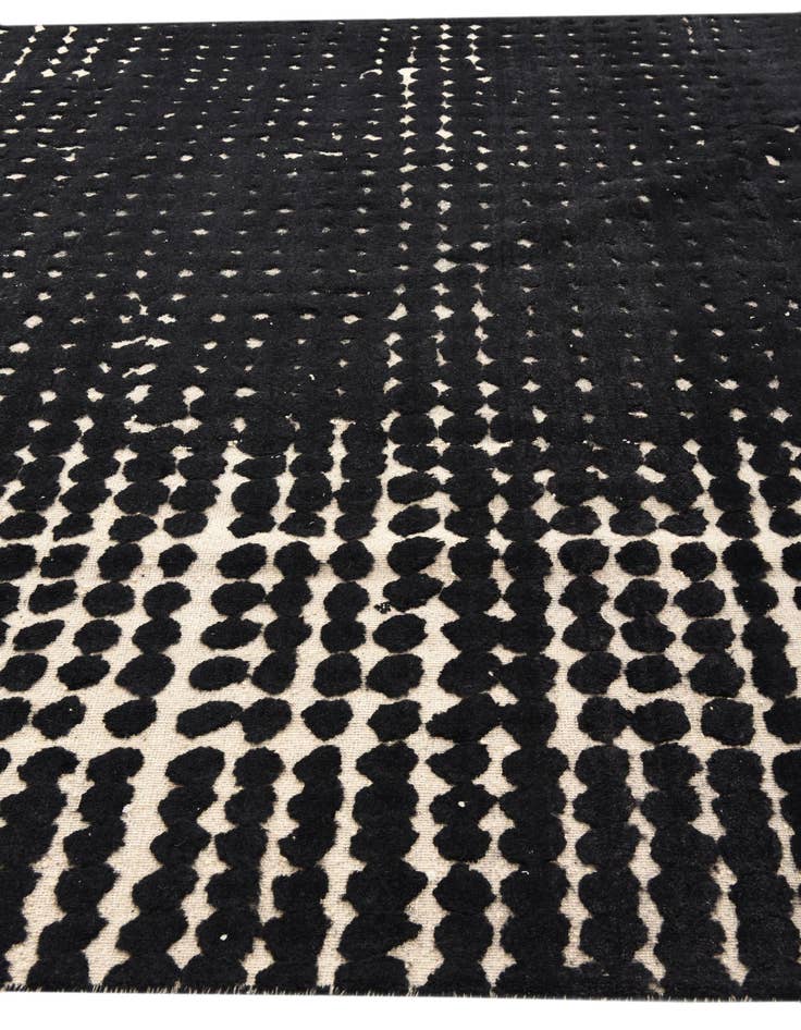 Detail image of  8' 10 x 12'  Hand Knotted Darya Wool Rug