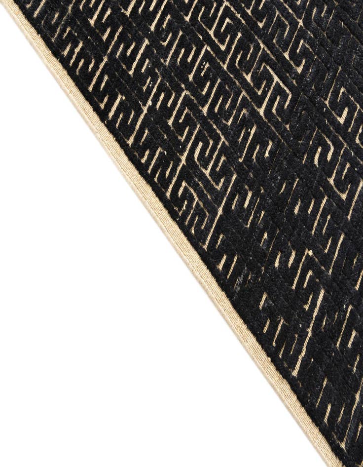 Detail image of  6' 7 x 10'  Hand Knotted Darya Wool Rug