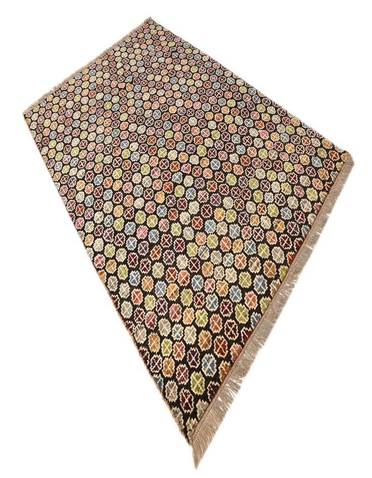 Detail image of  6' 2 x 9'  Hand Knotted Darya Wool Rug