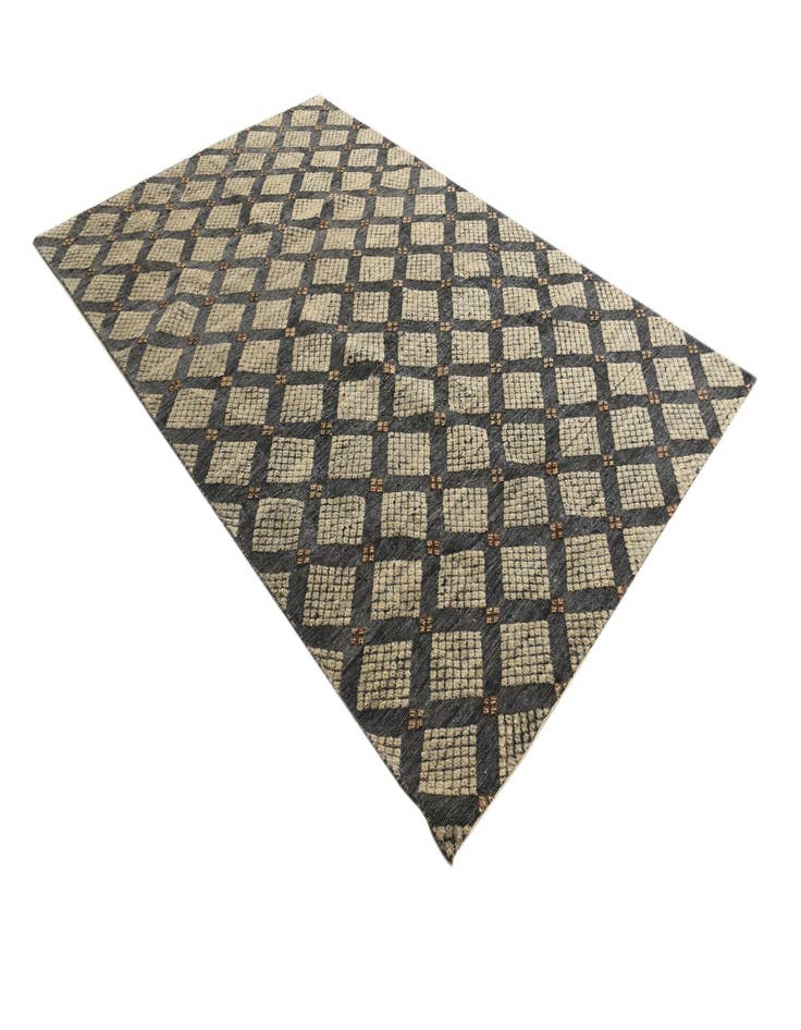 Detail image of  6' 6 x 10' 1  Hand Knotted Darya Wool Rug