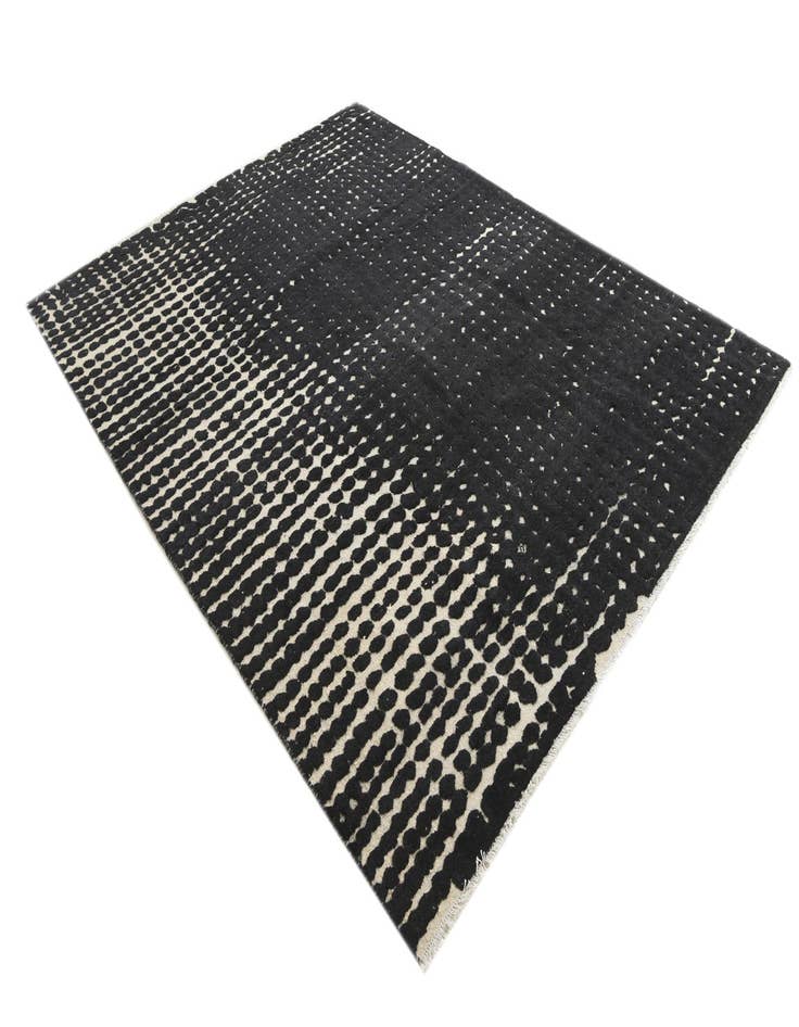 Detail image of  8' x 10'  Hand Knotted Darya Wool Rug