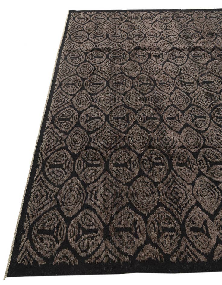 Detail image of  9' x 12' 6  Hand Knotted Darya Wool Rug