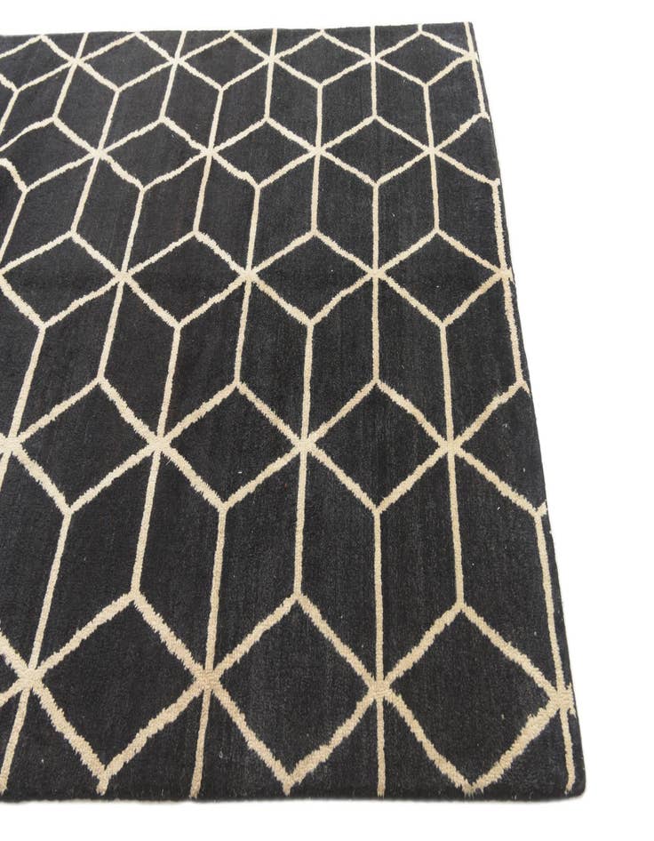 Detail image of  6' 5 x 9' 2  Hand Knotted Darya Wool Rug