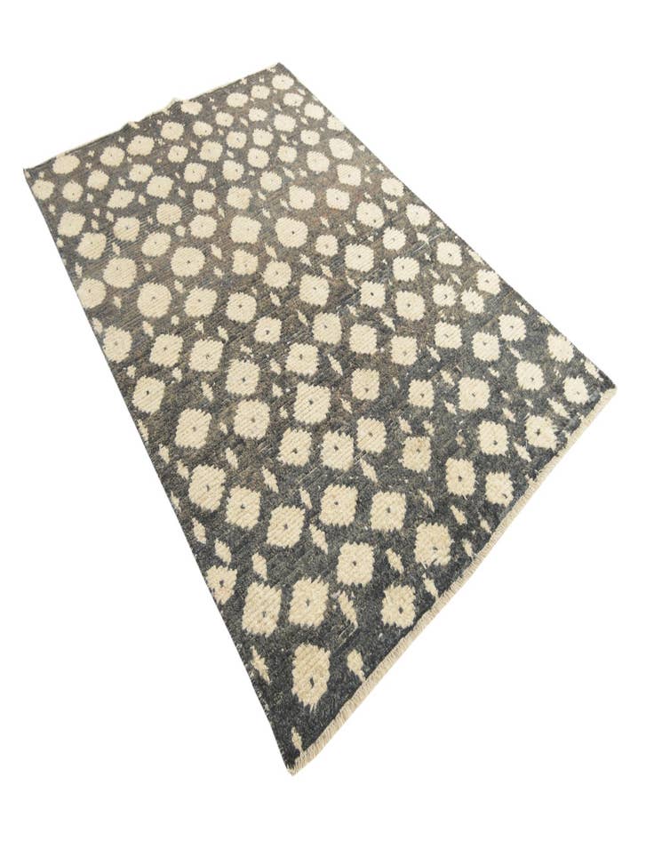 Detail image of  5' 4 x 8'  Hand Knotted Darya Wool Rug