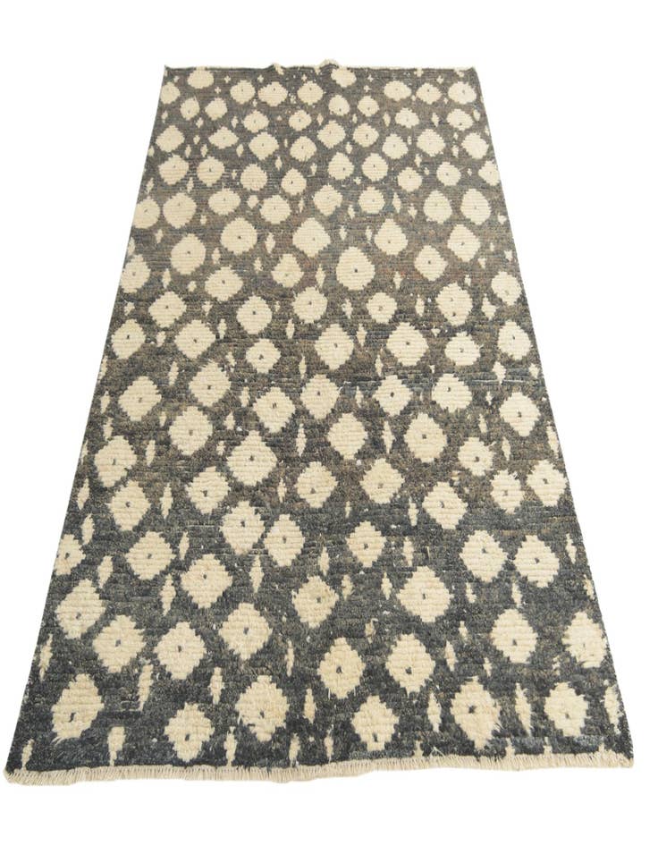 Detail image of  5' 4 x 8'  Hand Knotted Darya Wool Rug