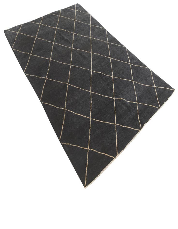 Detail image of  5' 8 x 8' 2  Hand Knotted Darya Wool Rug