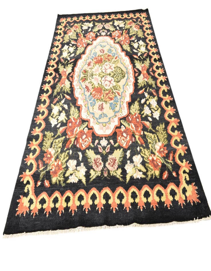 Detail image of  6' 4 x 10' 1  Hand Knotted Darya Rug