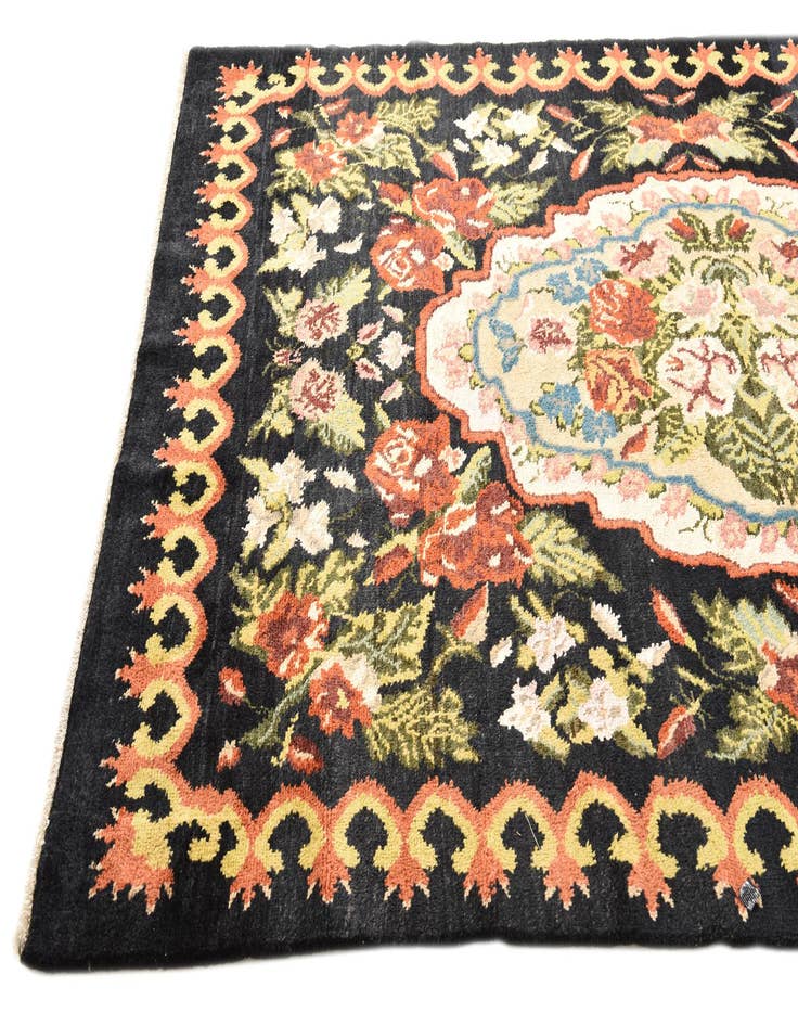 Detail image of  6' 4 x 10' 1  Hand Knotted Darya Rug