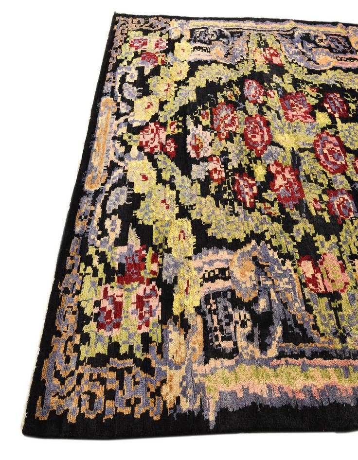 Detail image of  7' 10 x 10' 4  Hand Knotted Darya Rug