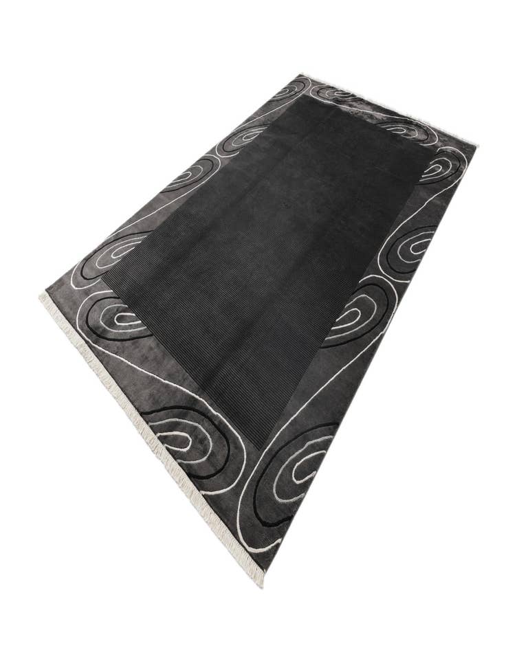 Detail image of  6' 7 x 9' 10  Hand Knotted Darya Wool Rug