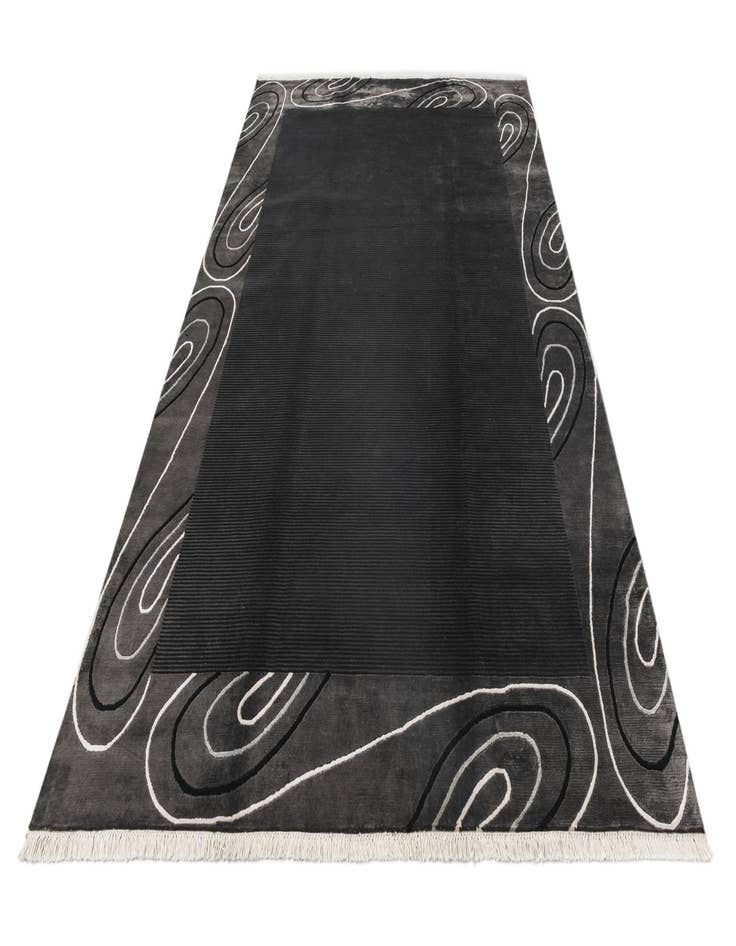 Detail image of  6' 7 x 9' 10  Hand Knotted Darya Wool Rug