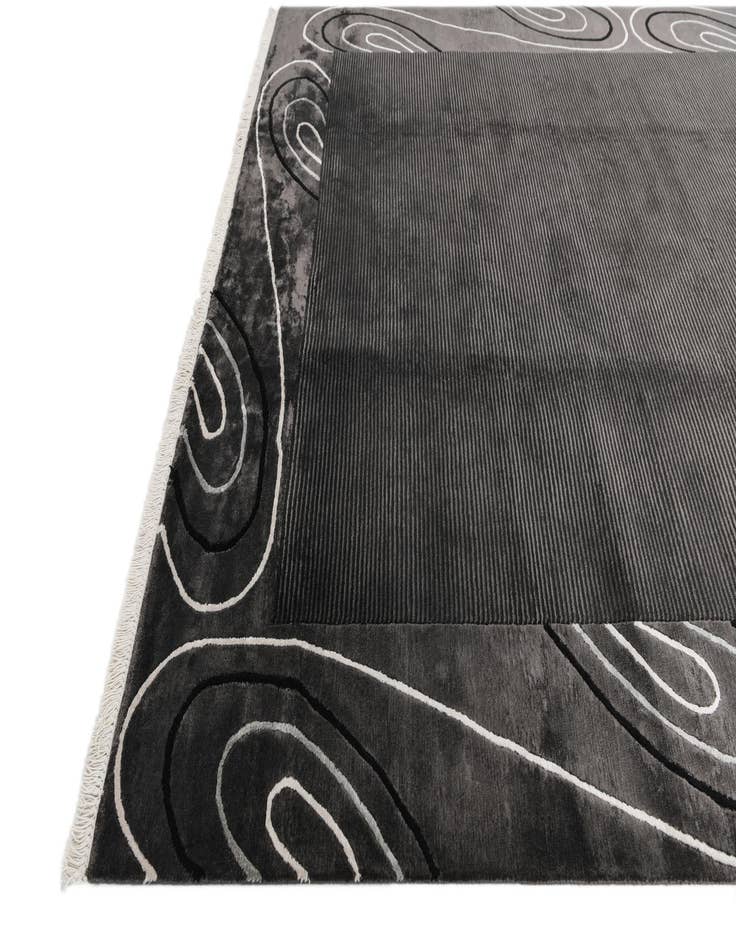 Detail image of  6' 7 x 9' 10  Hand Knotted Darya Wool Rug