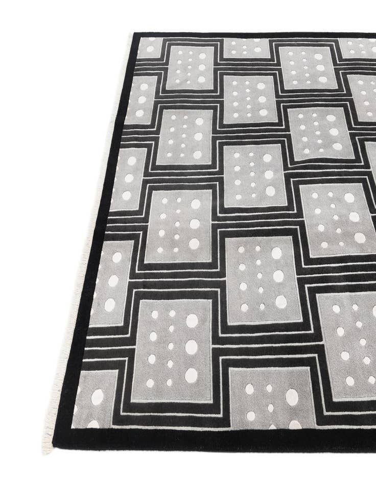 Detail image of  6' 7 x 9' 10  Hand Knotted Darya Wool Rug