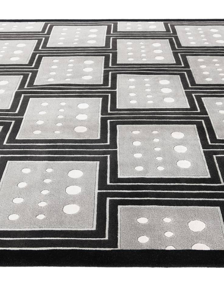 Detail image of  6' 7 x 9' 10  Hand Knotted Darya Wool Rug