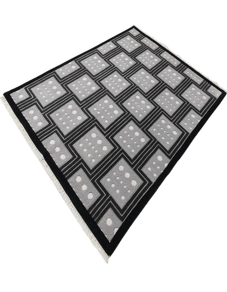 Detail image of  5' 7 x 7' 10  Hand Knotted Darya Wool Rug