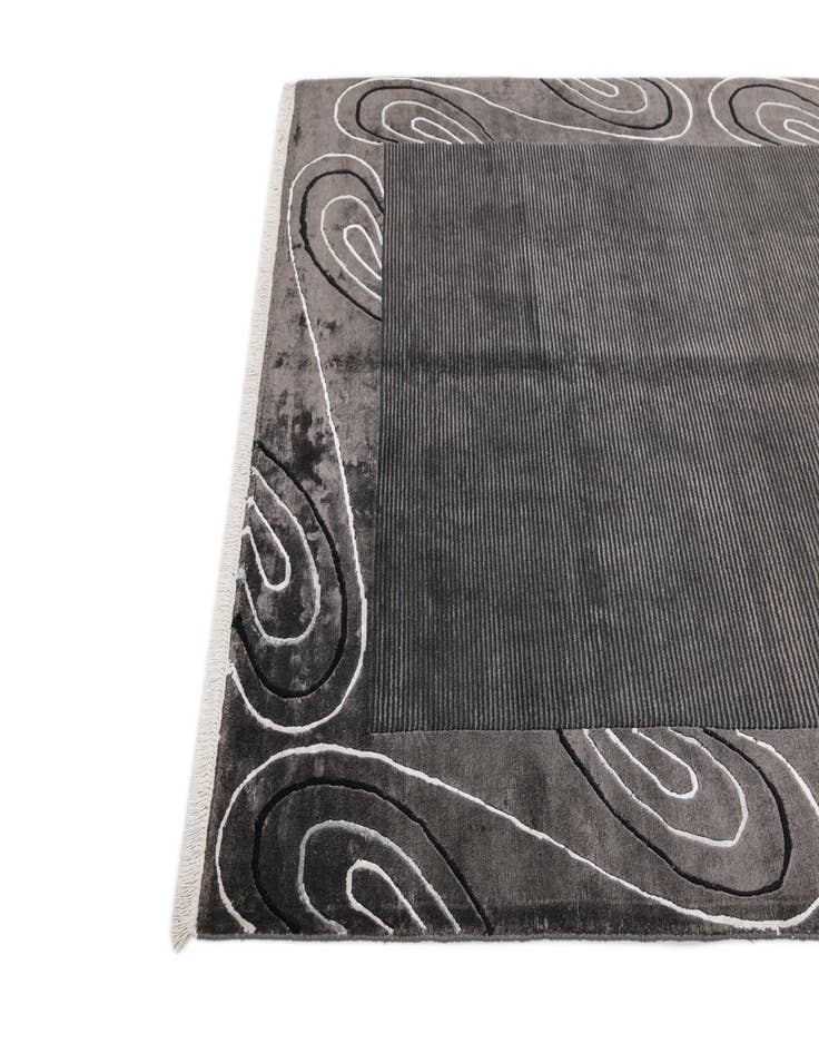 Detail image of  5' 7 x 7' 10  Hand Knotted Darya Wool Rug