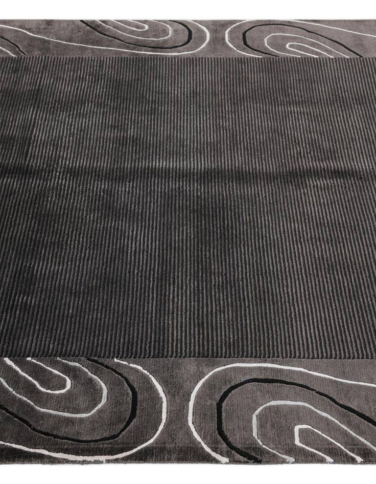 Detail image of  5' 7 x 7' 10  Hand Knotted Darya Wool Rug