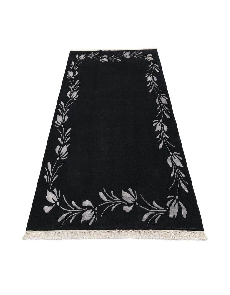 Detail image of  5' 9 x 8'  Hand Knotted Darya Wool Rug