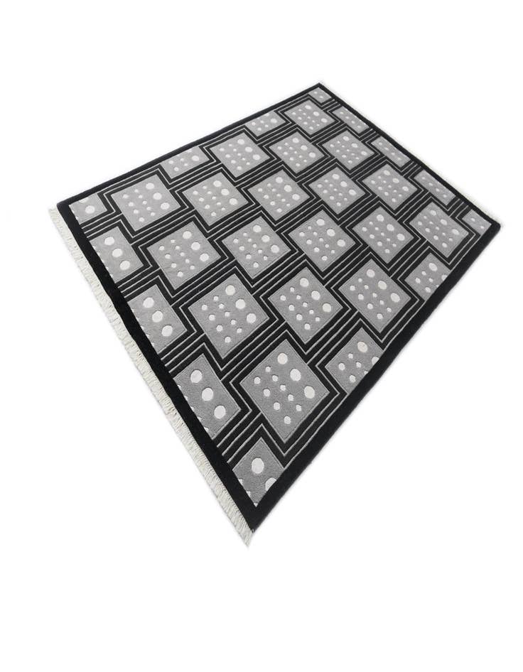 Detail image of  5' 6 x 7' 10  Hand Knotted Darya Wool Rug