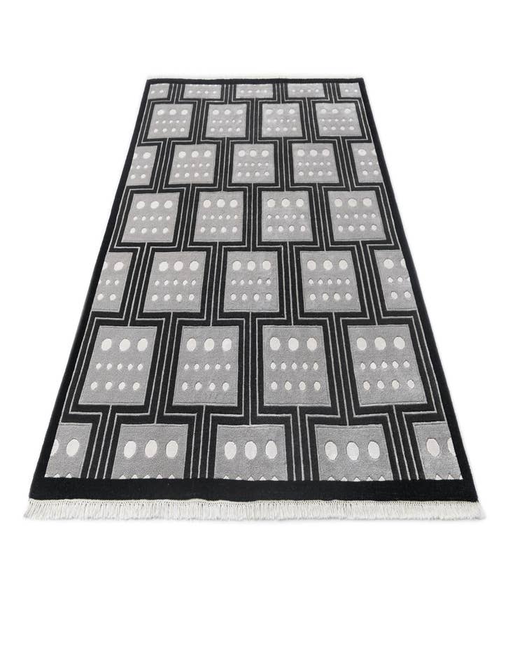 Detail image of  5' 6 x 7' 10  Hand Knotted Darya Wool Rug