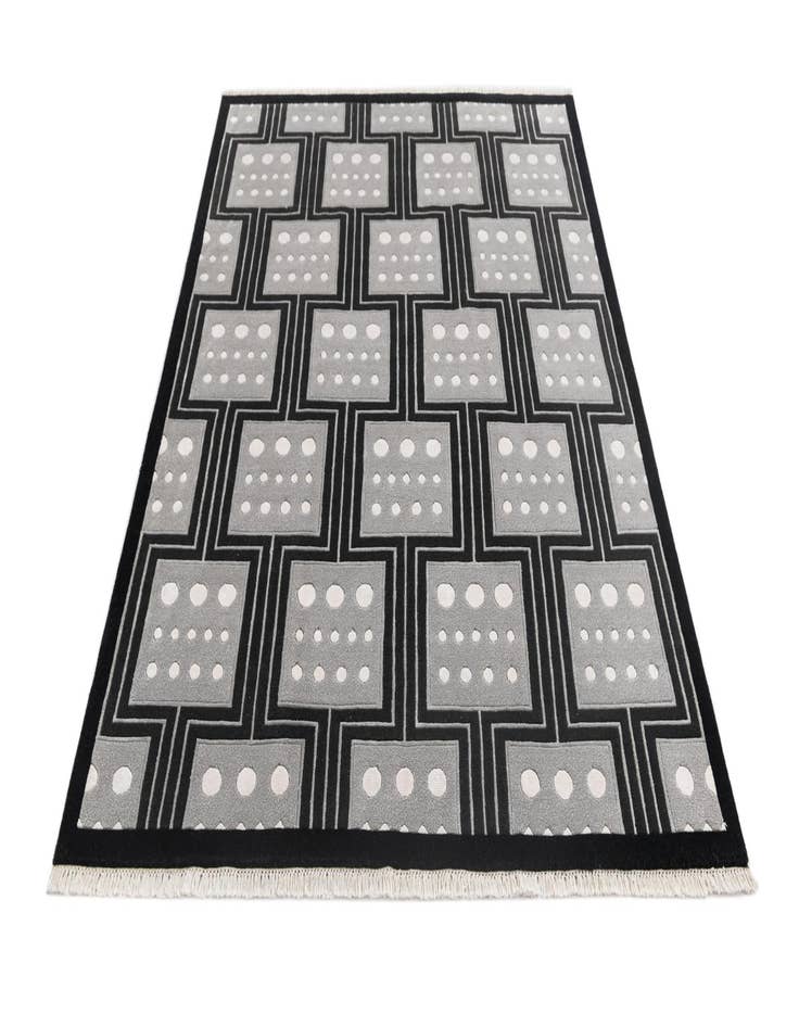 Detail image of  5' 6 x 7' 8  Hand Knotted Darya Wool Rug