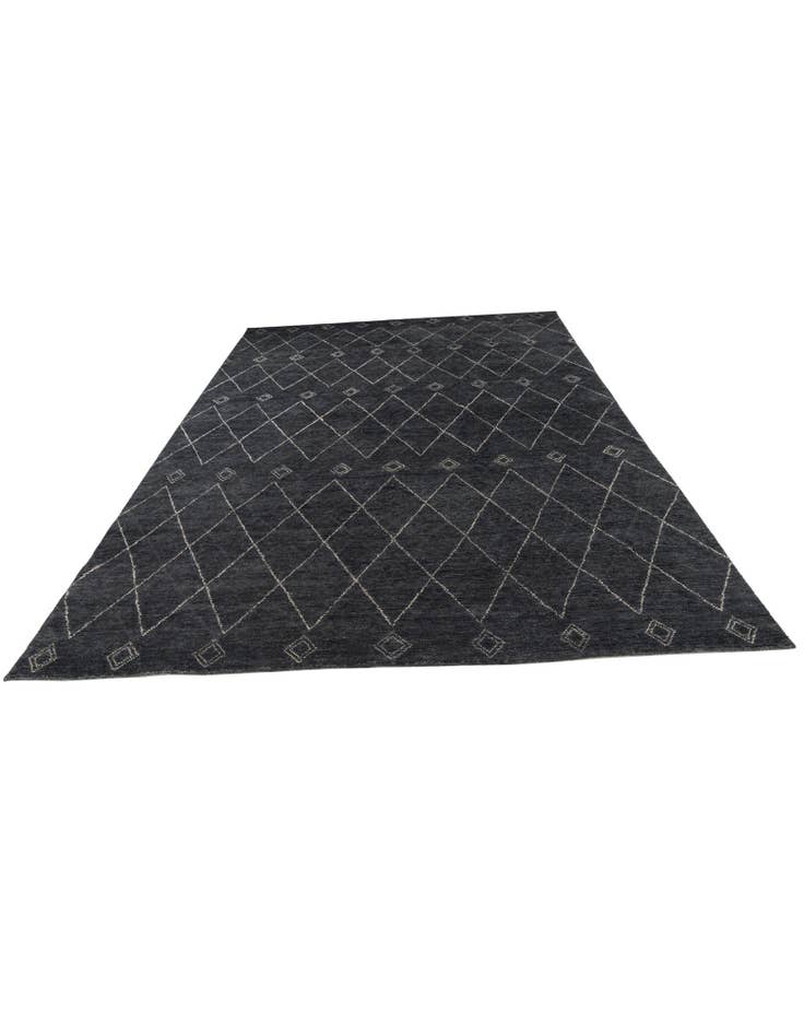 Detail image of  9' 8 x 13' 4  Hand Knotted Darya Wool Rug