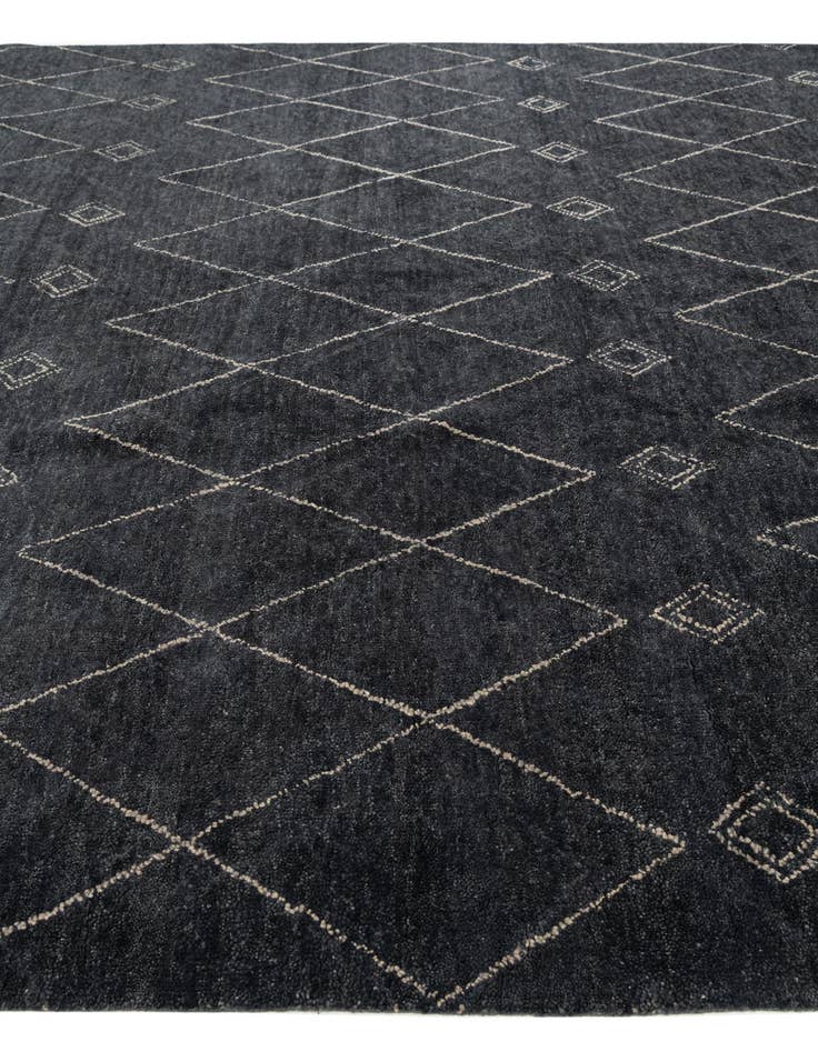 Detail image of  9' 8 x 13' 4  Hand Knotted Darya Wool Rug