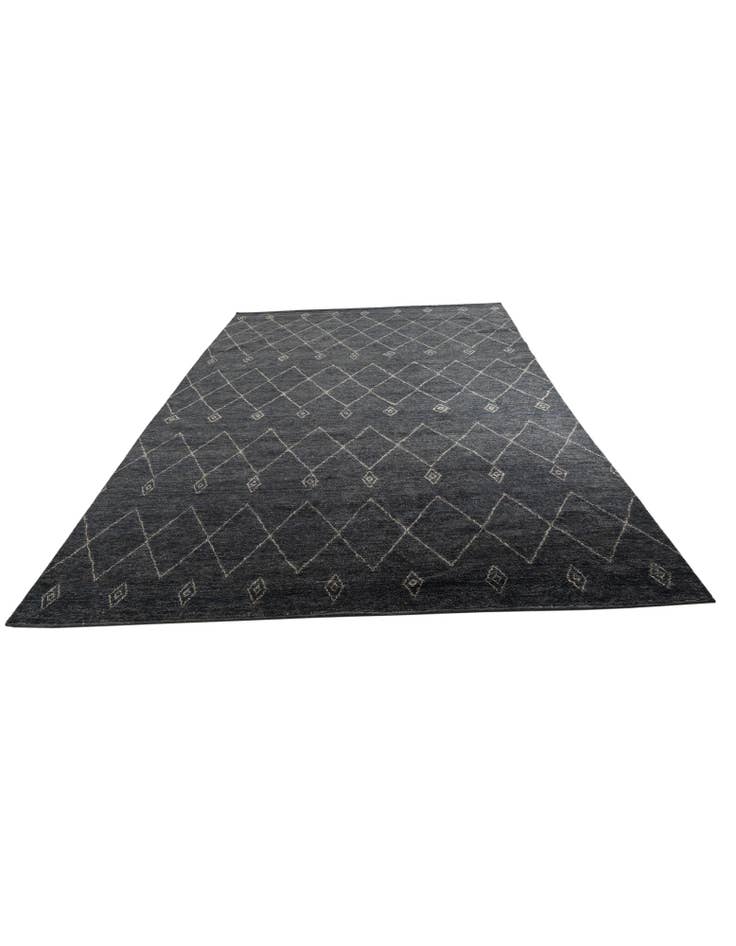 Detail image of  9' 5 x 13' 9  Hand Knotted Darya Wool Rug