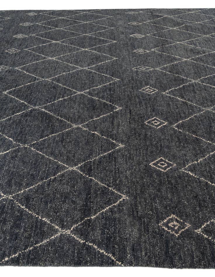 Detail image of  9' 5 x 13' 9  Hand Knotted Darya Wool Rug