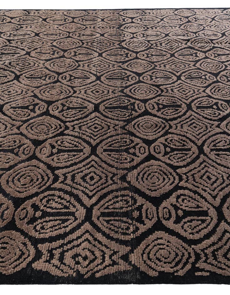 Detail image of  9' 5 x 12' 2  Hand Knotted Darya Wool Rug