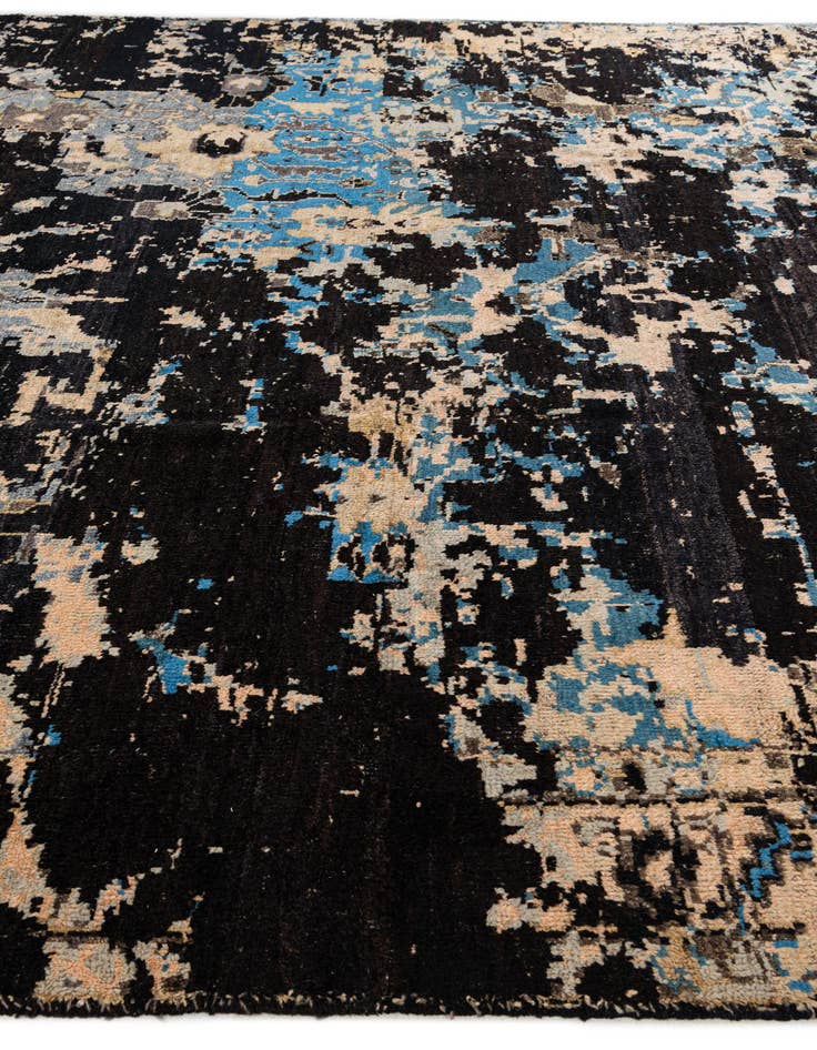 Detail image of  10' 2 x 14' 1  Hand Knotted Darya Wool Rug