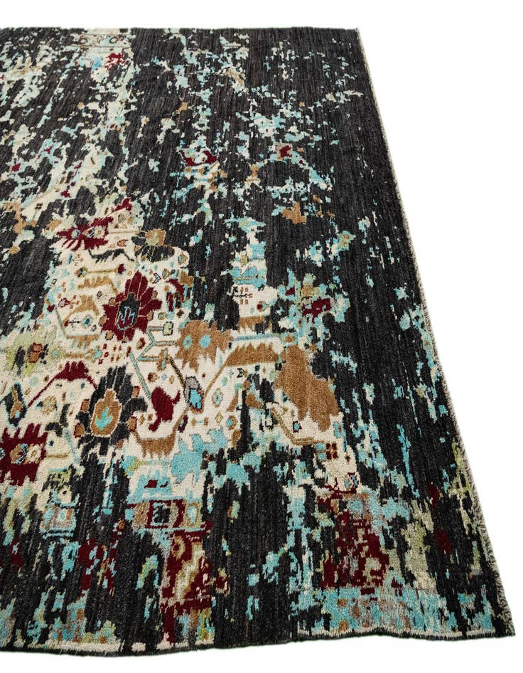 Detail image of  11' x 14' 2  Hand Knotted Darya Wool Rug