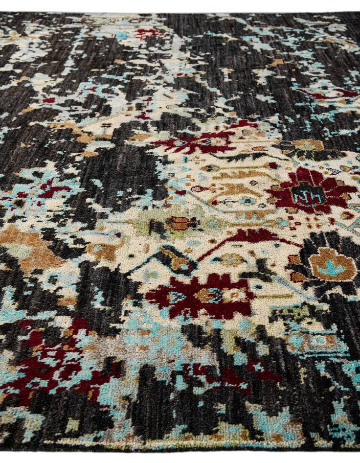Detail image of  11' x 14' 2  Hand Knotted Darya Wool Rug