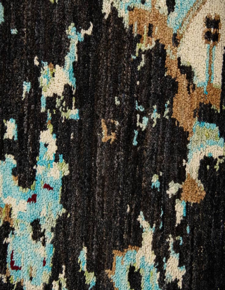 Detail image of  11' x 14' 2  Hand Knotted Darya Wool Rug