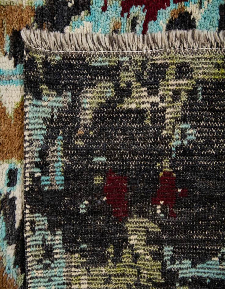 Detail image of  11' x 14' 2  Hand Knotted Darya Wool Rug