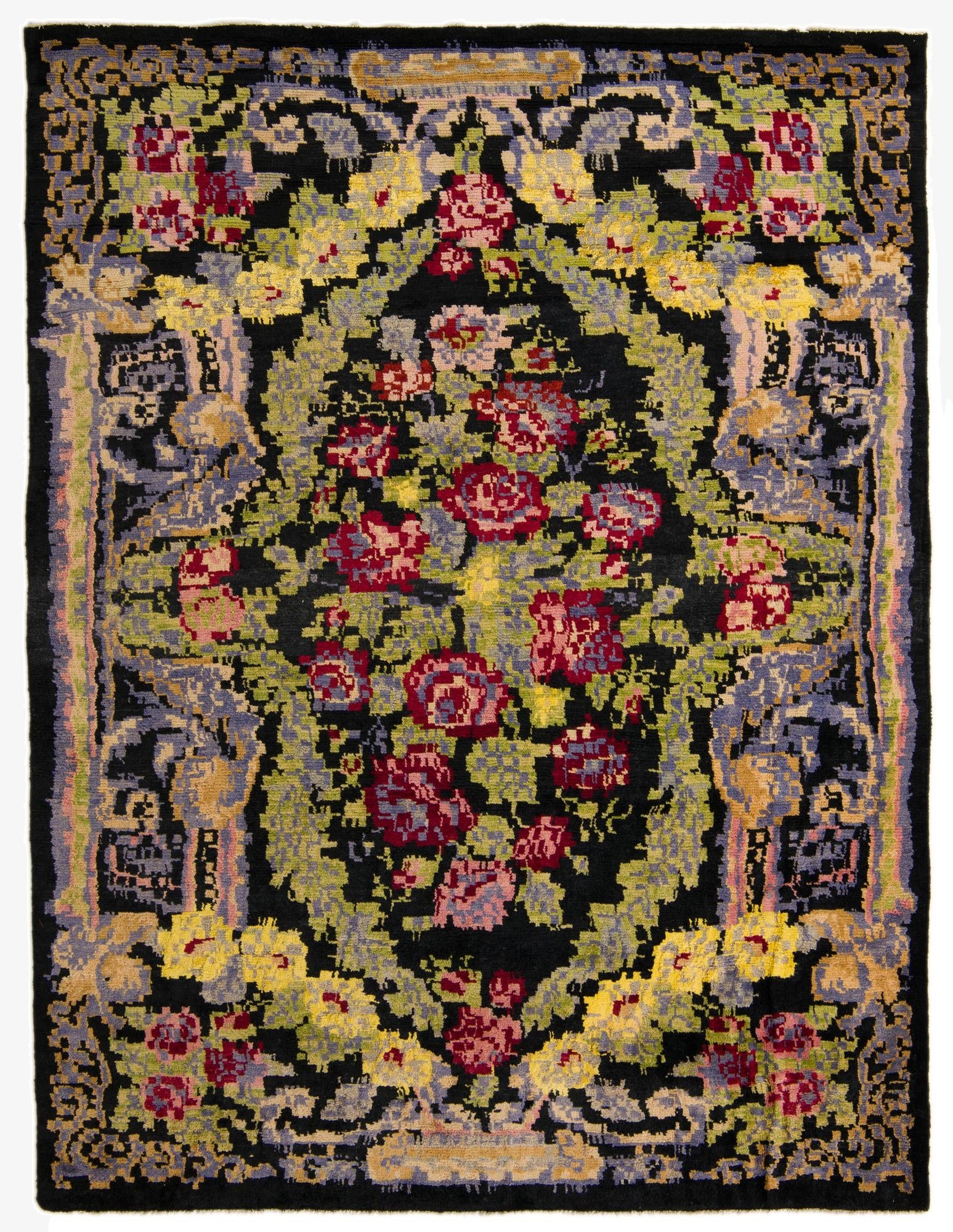  7' 10 x 10' 4  Hand Knotted Darya Rug