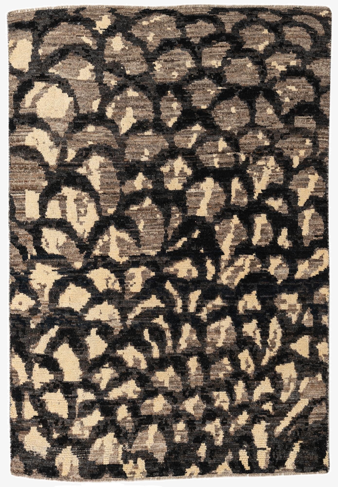  5' x 7' 4  Hand Knotted Darya Wool Rug