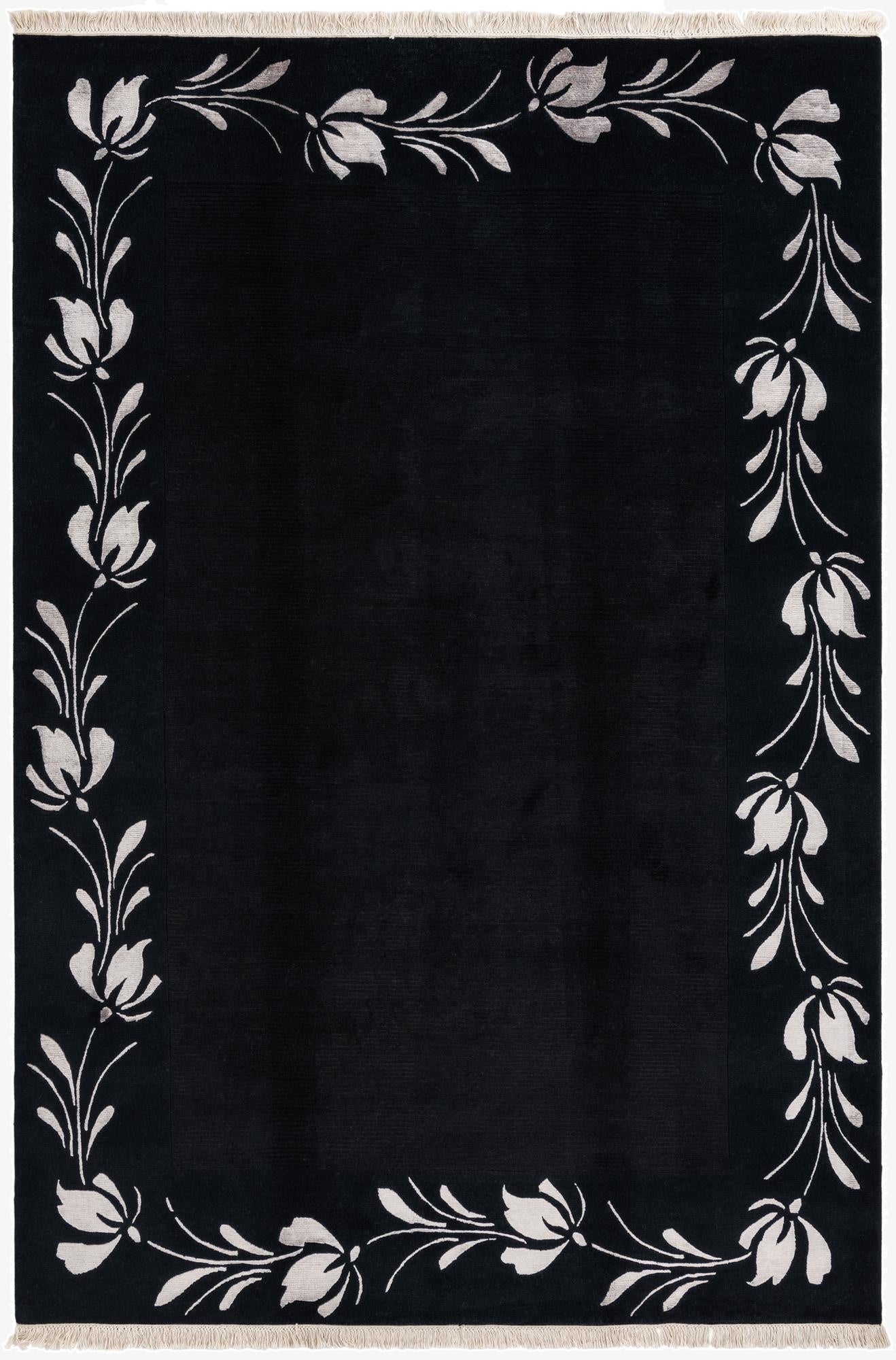  6' 8 x 9' 9  Hand Knotted Darya Wool Rug