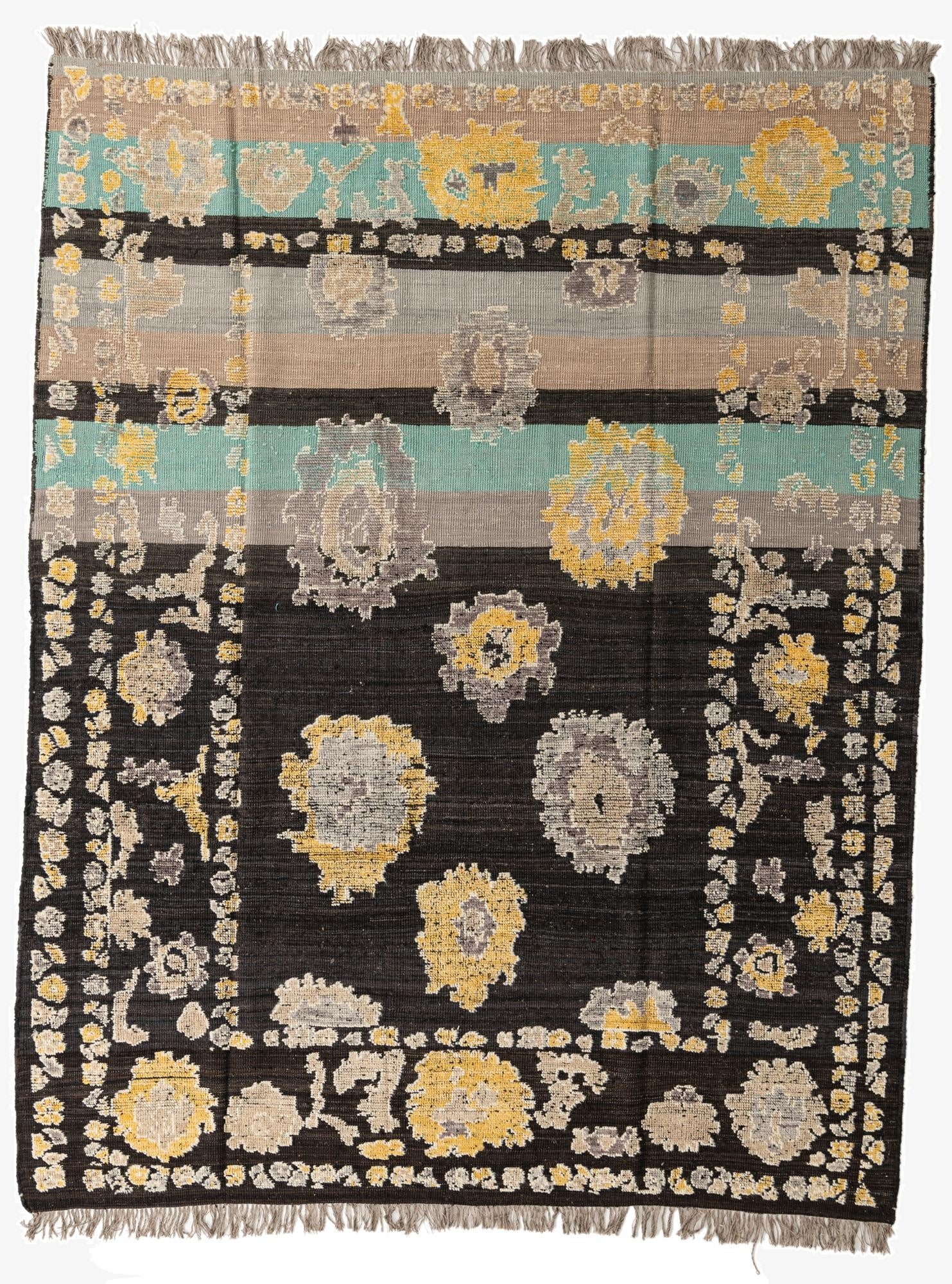  8' 2 x 10' 4  Hand Knotted Darya Wool Rug