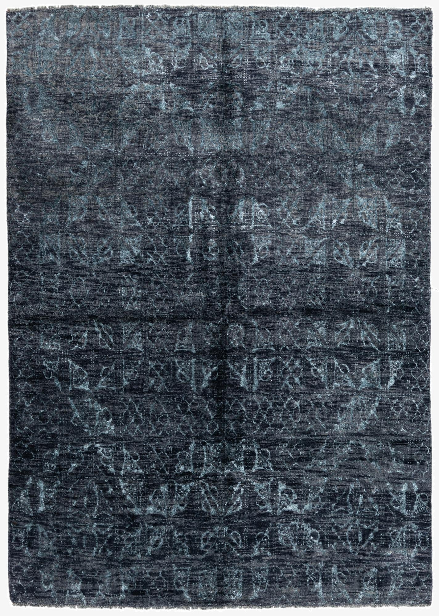  5' 10 x 8' 5  Hand Knotted Darya Wool Rug