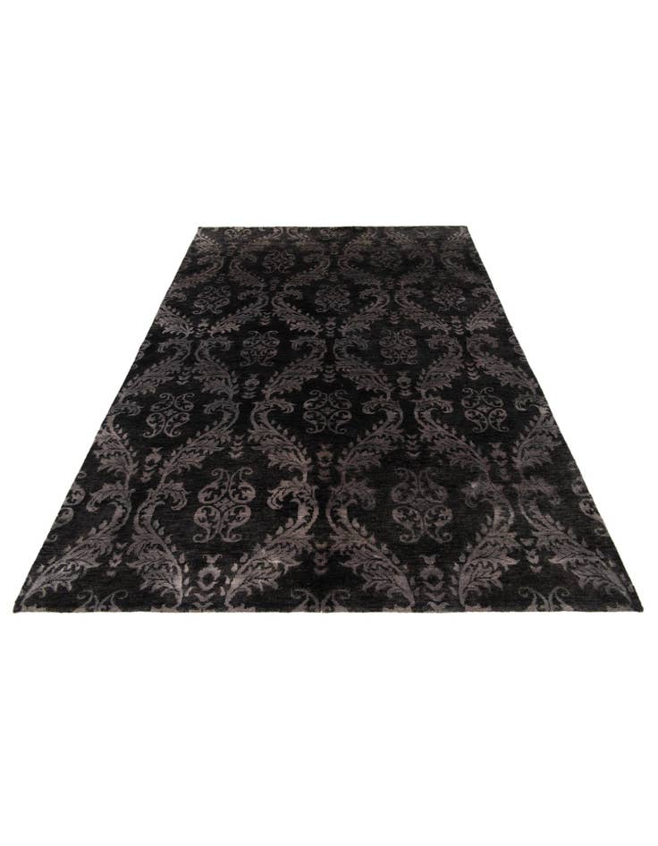 Detail image of  5' 7 x 8'  Hand Knotted Gabbeh Rug