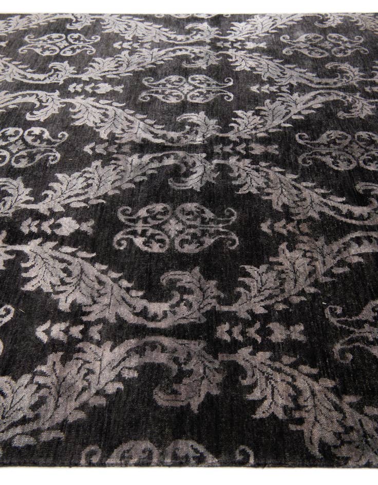 Detail image of  5' 7 x 8'  Hand Knotted Gabbeh Rug