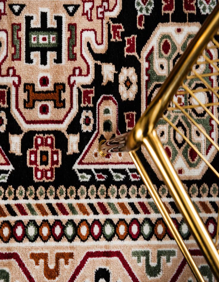 Detail image of  4' x 6' Gharajeh Rug