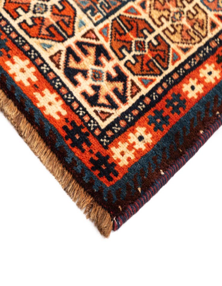 Detail image of  4' 10 x 8' 2 Ghashghai Wool Rug