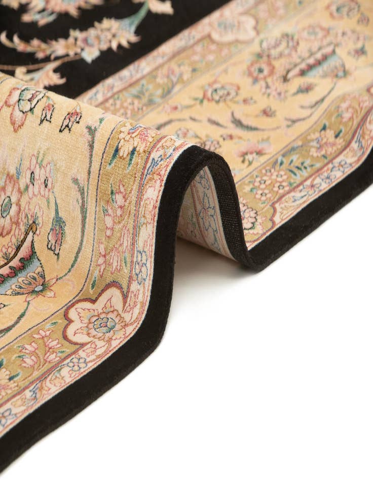 Detail image of  6' 3 x 9' 10 Ghom Design Rug