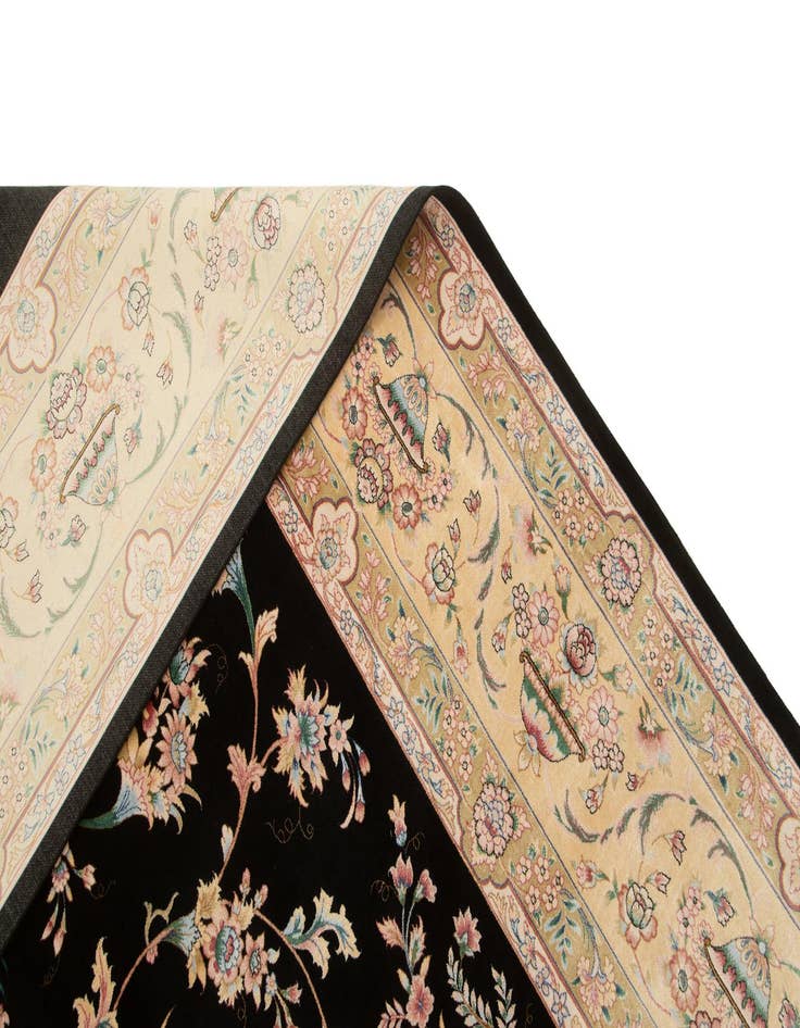 Detail image of  6' 3 x 9' 10 Ghom Design Rug