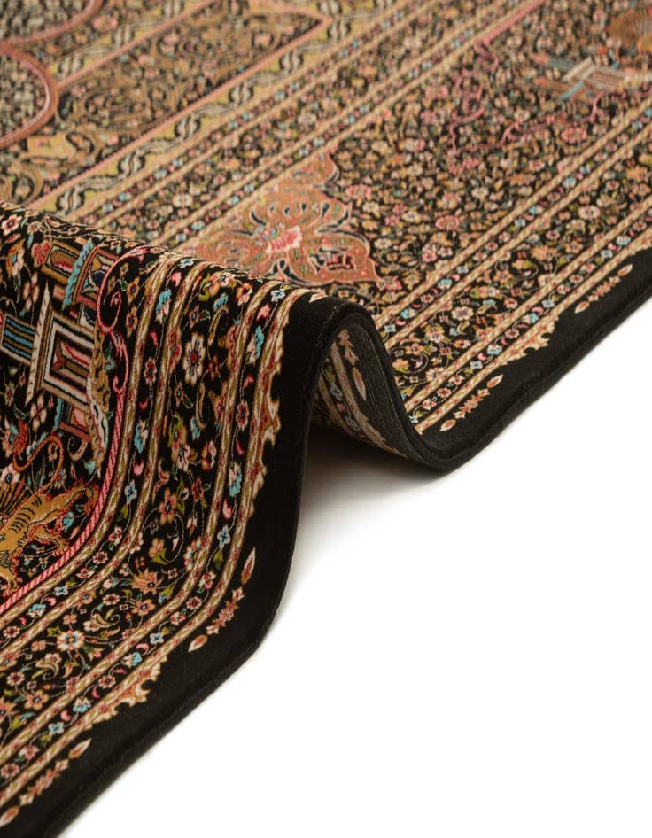 Detail image of  8' 1 x 11' 5 Ghom Design Rug