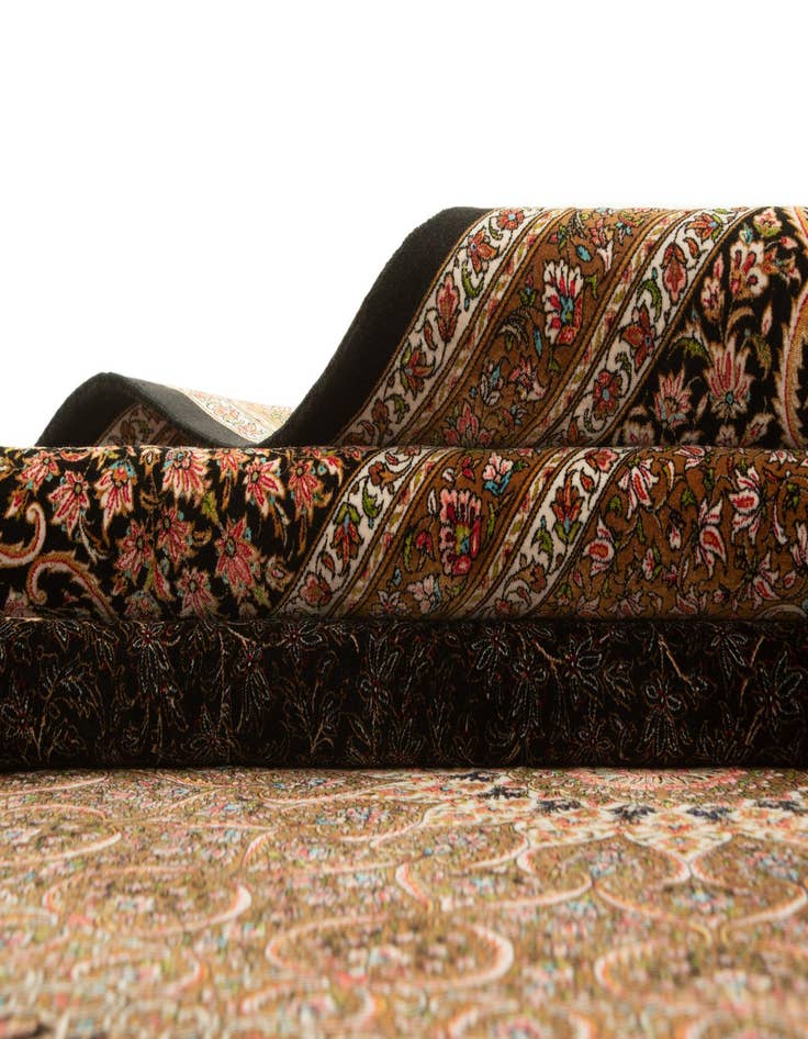 Detail image of  8' 1 x 11' 3 Ghom Design Rug