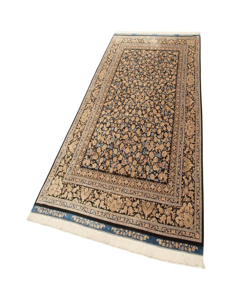 Detail image of  5' 8 x 9' 1 Ghom Design Rug