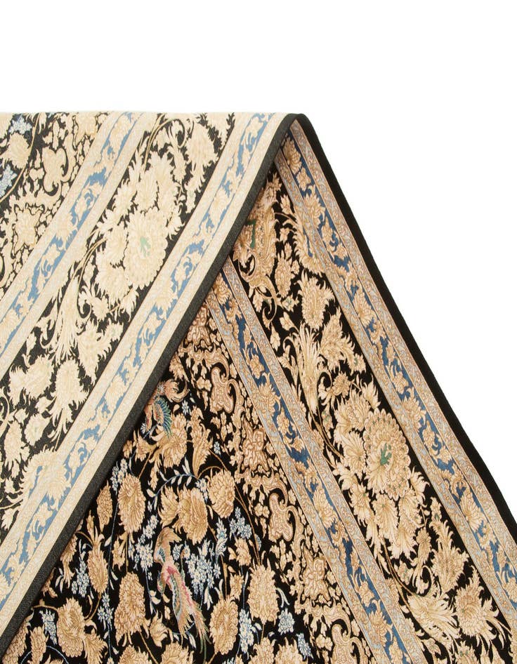 Detail image of  5' 8 x 9' 1 Ghom Design Rug